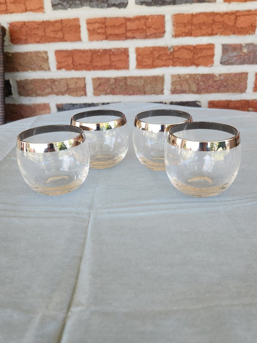 Vintage MCM Roly-Poly Cocktail Glasses - Set of 4